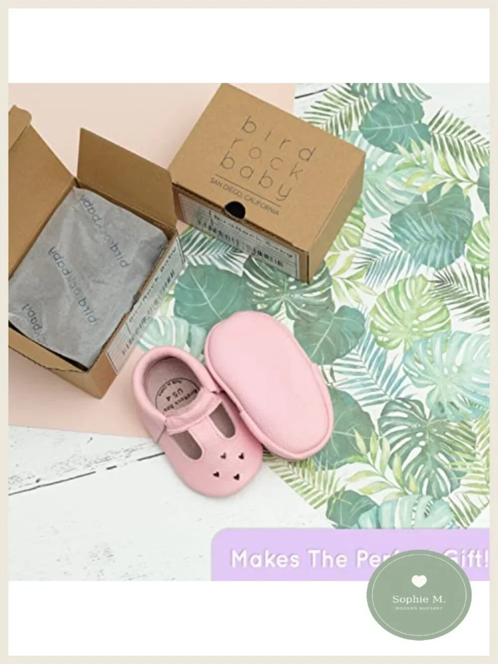 Baby Girl Genuine Leather Soft Sole Mary Jane Mocc T-Strap Infant Toddler